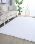 Tapis Fourrure toucher doux - Blanc – STUDIO DECO