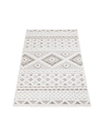 Tapis Intérieur/Extérieur à motif relief vintage Crème – STUDIO DECO