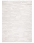 Tapis Intérieur/Extérieur à motif relief Vagues Crème – STUDIO DECO