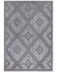 Tapis Intérieur/Extérieur à motif relief Berbère Anthracite – STUDIO DECO