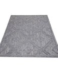 Tapis Intérieur/Extérieur à motif relief Berbère Anthracite – STUDIO DECO
