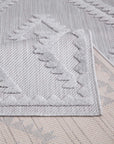 Tapis Intérieur/Extérieur à motif relief Berbère Gris – STUDIO DECO