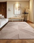 Tapis ASTI doux à relief Beige – STUDIO DECO