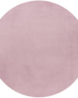 Tapis rond Fourrure toucher doux - Rose – STUDIO DECO