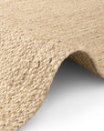 Tapis en Jute Fait Main Blanc Naturel – STUDIO DECO