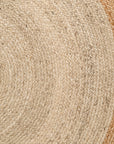 Tapis Jute Fait Main Bicolore Ivoire et Beige – STUDIO DECO