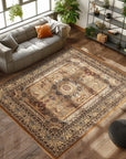 Tapis d'Orient AZAD Beige – STUDIO DECO