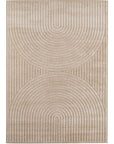 Tapis poils courts à relief PAOLA Beige – STUDIO DECO