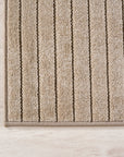 Tapis poils courts à relief PAOLA Beige – STUDIO DECO