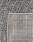 Tapis poils courts à relief PAOLA Gris – STUDIO DECO