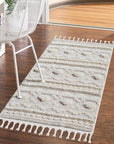 Tapis de couloir Boho Chic à franges tressées – STUDIO DECO