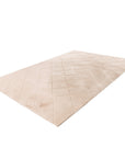 Tapis Super Doux à motif losanges en Relief - Beige – STUDIO DECO