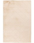 Tapis Super Doux à motif losanges en Relief - Beige – STUDIO DECO