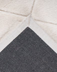Tapis Super Doux à motif losanges en Relief - Blanc Ivoire – STUDIO DECO