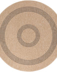 Tapis rond Naturel aspect jute Beige Gris – STUDIO DECO