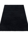 Tapis à poils longs doux - Noir – STUDIO DECO
