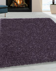 Tapis à poils longs doux - Violet – STUDIO DECO