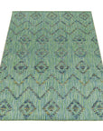 Tapis d'extérieur à relief "Kuta" Vert – STUDIO DECO