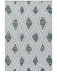 Tapis d'extérieur à relief "Legian" Gris et Vert – STUDIO DECO