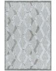 Tapis d'extérieur à relief "Gitgit" Gris clair – STUDIO DECO