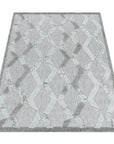 Tapis d'extérieur à relief "Gitgit" Gris clair – STUDIO DECO