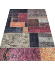 Tapis Patchwork multicolore lavable en machine – STUDIO DECO