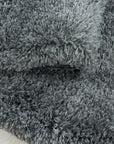 Tapis Rond à poils longs - Gris clair – STUDIO DECO
