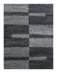 Tapis Shaggy à motifs Traits - Gris et anthracite – STUDIO DECO