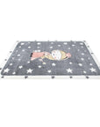 Tapis pour chambre d'enfant Gris et Bordures Blanches – STUDIO DECO