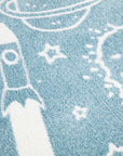Tapis pour chambre d'enfant Astronaute Bleu et Blanc – STUDIO DECO