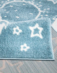 Tapis pour chambre d'enfant Astronaute Bleu et Blanc – STUDIO DECO