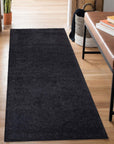 Tapis à Poils Longs SOFTY Noir Anthracite – STUDIO DECO