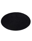 Tapis à Poils Longs Rond SOFTY Noir Anthracite – STUDIO DECO
