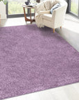 Tapis à Poils Longs SOFTY Violet de Parme – STUDIO DECO