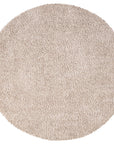 Tapis à Poils Longs Rond SOFTY Sable – STUDIO DECO