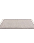 Tapis Lignes à franges tressées - Beige – STUDIO DECO
