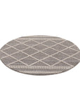 Tapis rond Geo tressées - Beige – STUDIO DECO