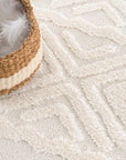 Tapis à relief AMORE 2 Crème – STUDIO DECO