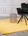 Tapis de Fourrure Velours - Jaune Poussin – STUDIO DECO