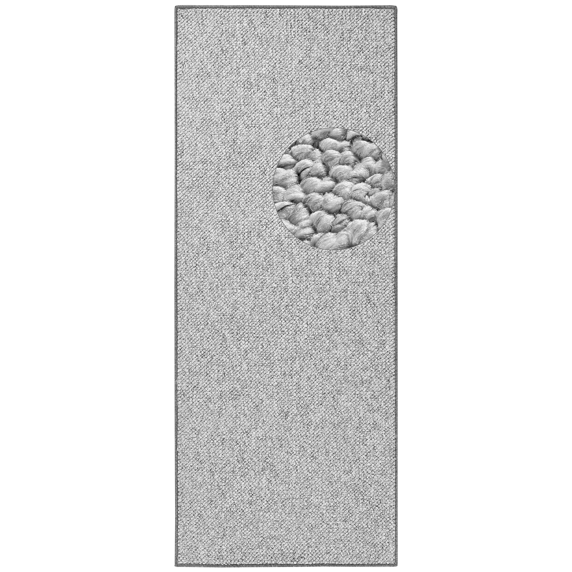 PACK de 3 - Tapis de chambre bouclé tufté WOOL Gris – STUDIO DECO