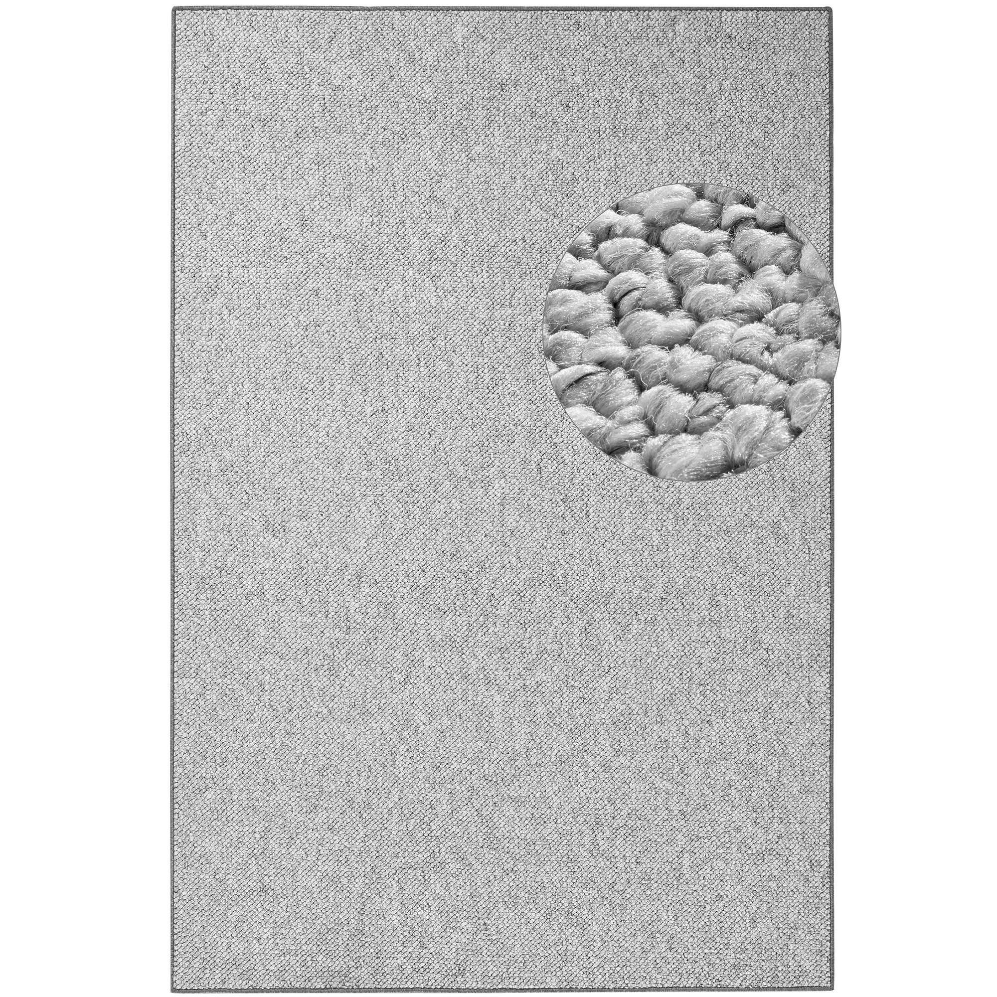 Tapis bouclé tufté WOOL Gris – STUDIO DECO
