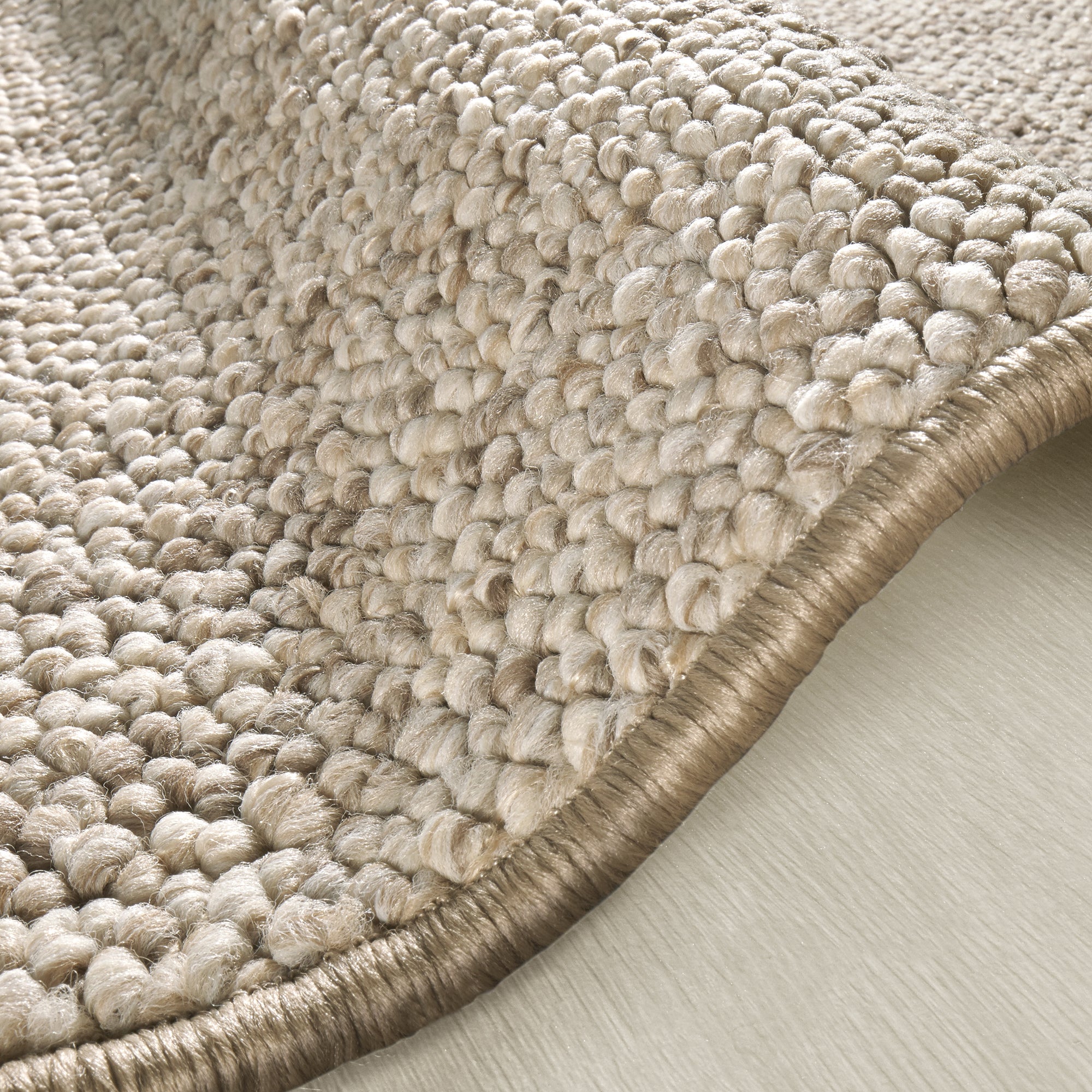 Tapis bouclé tufté WOOL Beige – STUDIO DECO