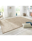 Tapis bouclé tufté WOOL Beige – STUDIO DECO