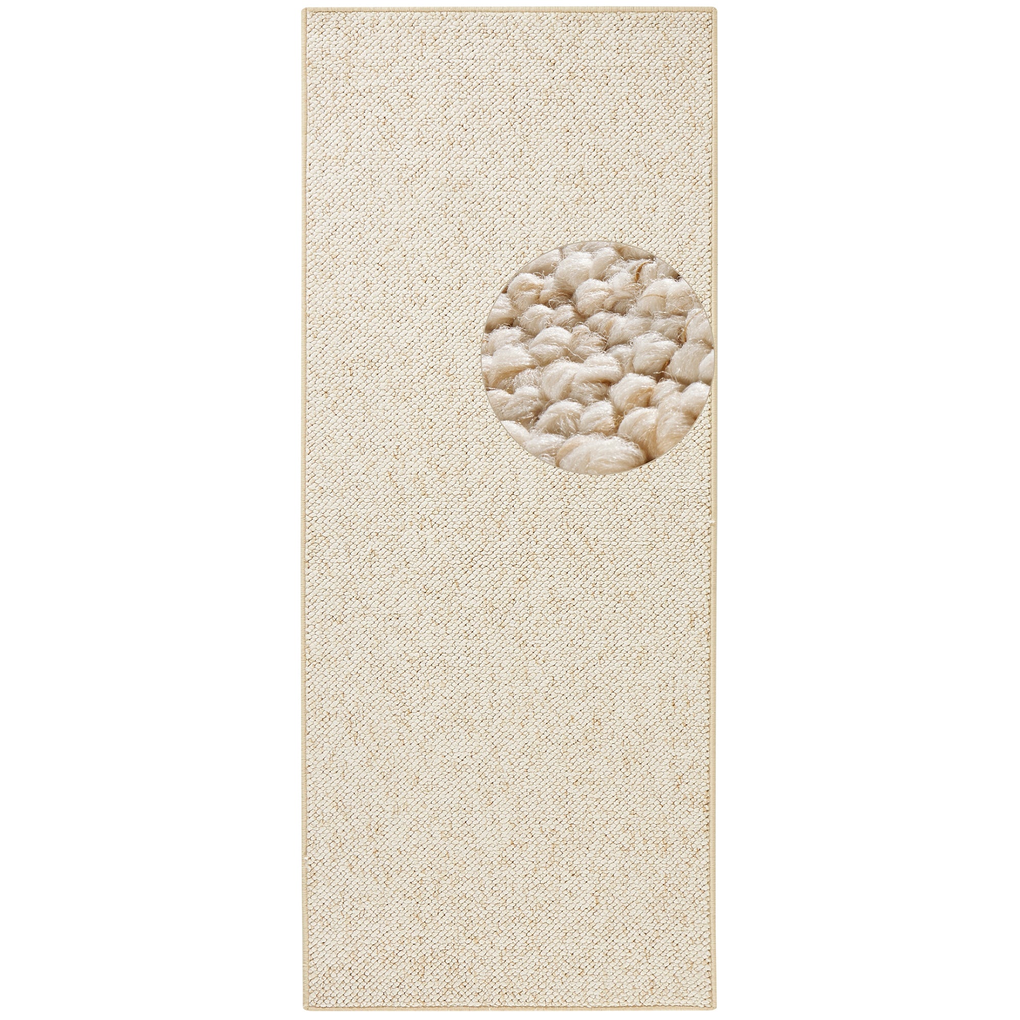 Tapis bouclé tufté WOOL Crème – STUDIO DECO