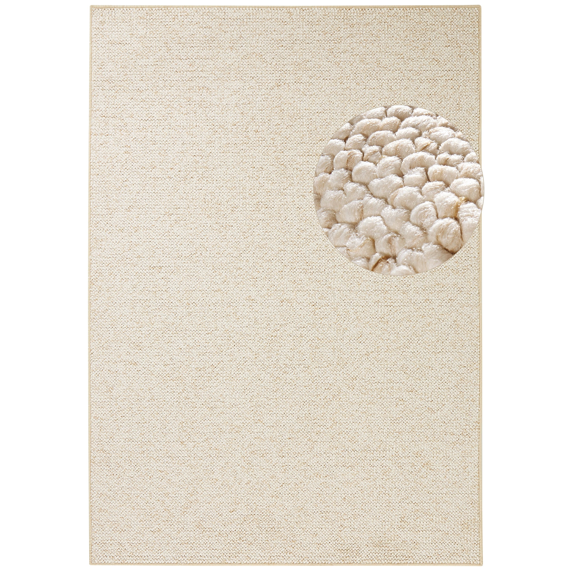Tapis bouclé tufté WOOL Crème – STUDIO DECO
