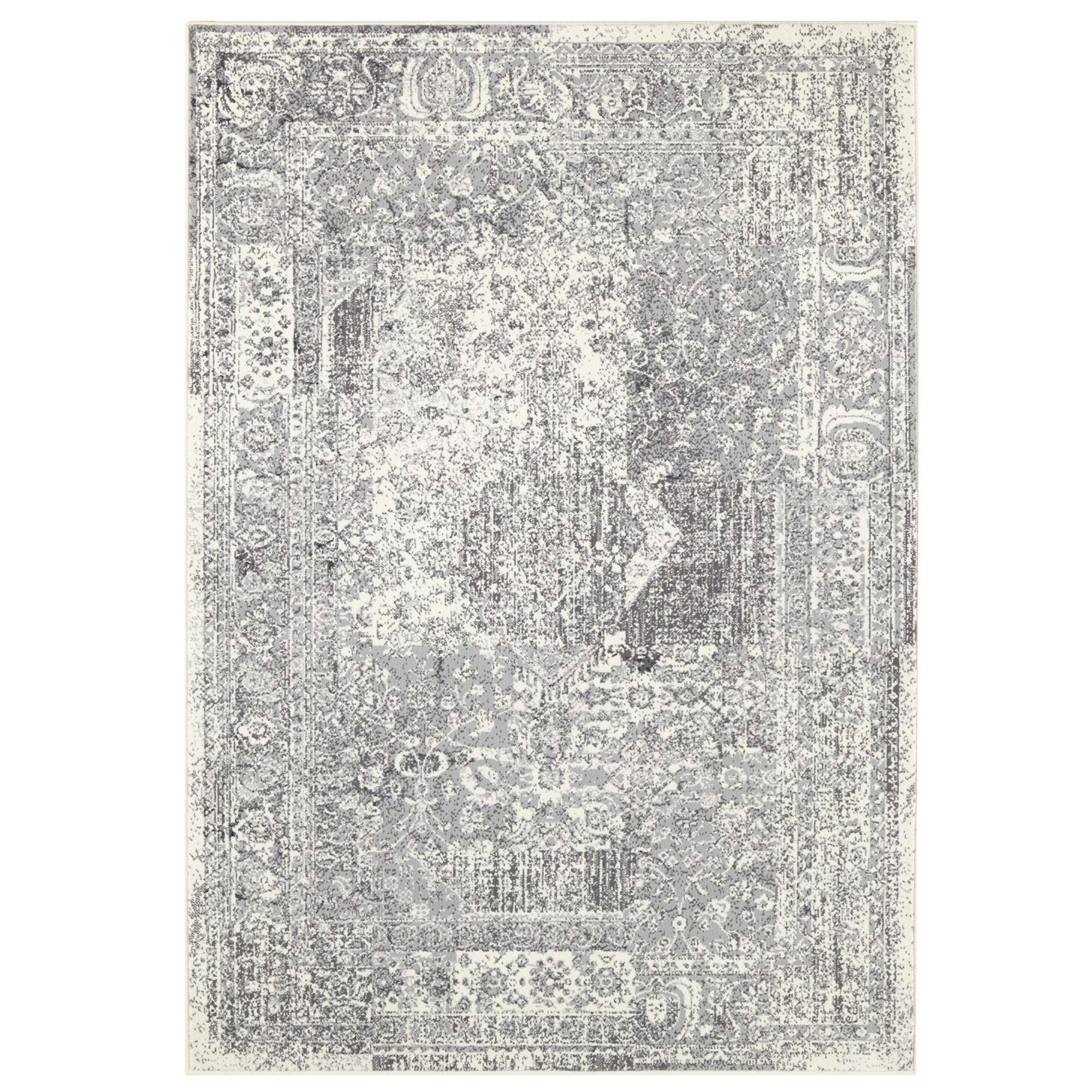 Tapis Design à poils ras ACRE crème – STUDIO DECO