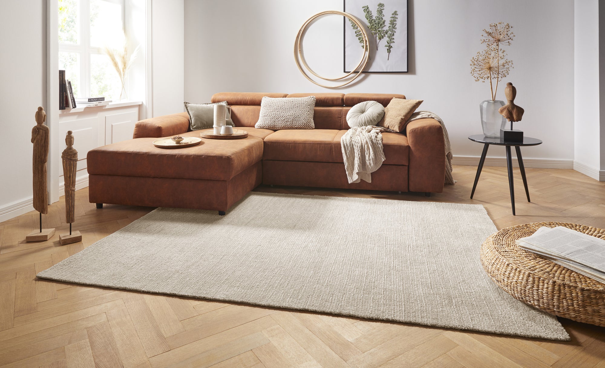 Tapis unicolore Doux Crème – STUDIO DECO