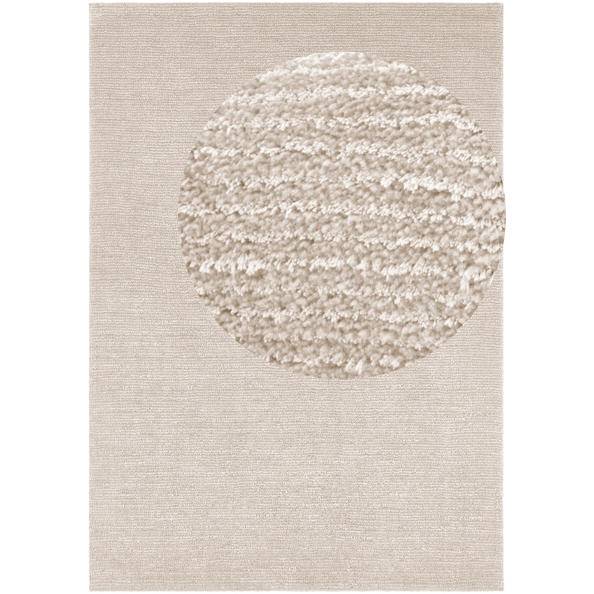 Tapis unicolore Doux Crème – STUDIO DECO