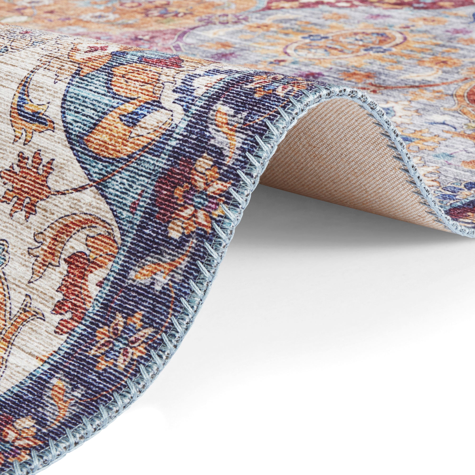 Tapis à motifs Alhambra Rouge - ELLE Decoration – STUDIO DECO