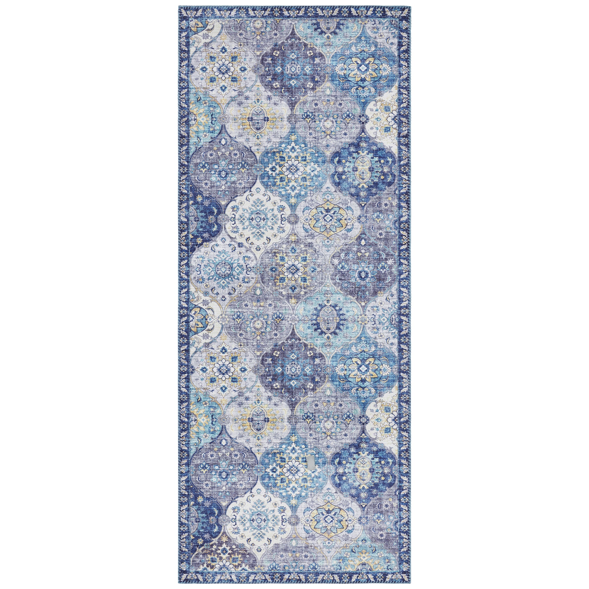 Tapis ANDALOUSIA Bleu Denim - Elle Décoration – STUDIO DECO